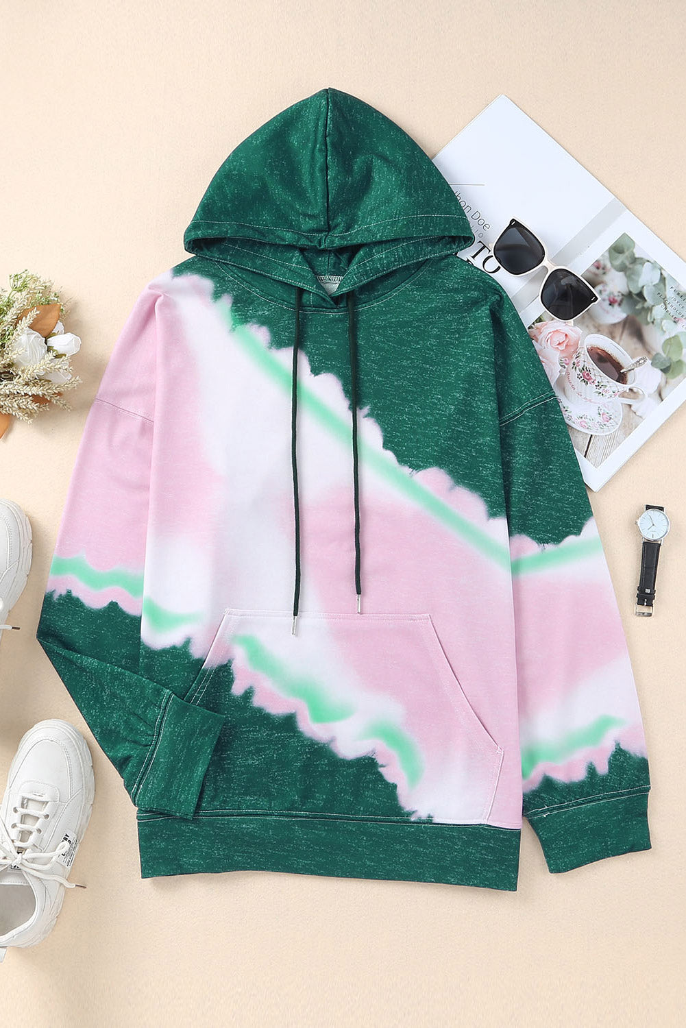 Plus Size Hoodie with Front Pocket