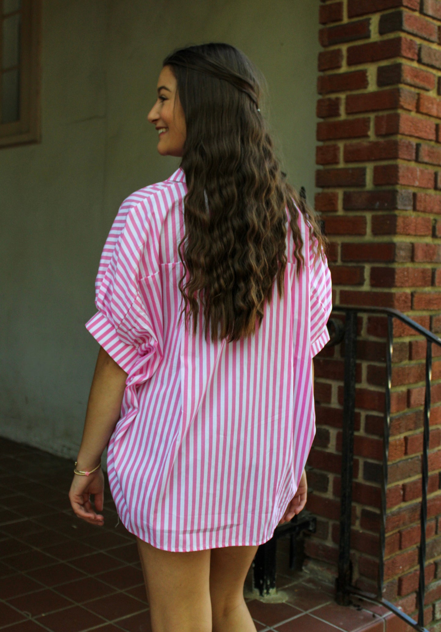 Pink Striped Blouse June.